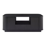 Table basse rectangulaire de 118 cm – Grand rangement, tiroirs, accent moderne pour le salon
