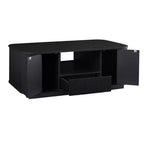 Table basse rectangulaire de 118 cm – Grand rangement, tiroirs, accent moderne pour le salon