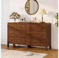 7 Drawer Dresser, Modern Chest of Drawer w/Metal Handle, Wood Storage Chest of Drawers Organizer for Bedroom, Living Room, Hallway, Entryway