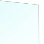 Miroir de commode 40 po – Noir piano, Design sans cadre, Bois d'ingénierie