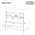 Meuble sous-vasque 30 po sans lavabo – Vert, MDF, rangement avec tiroir et porte