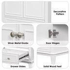 Meuble sous-vasque 30 po sans lavabo – Vert, MDF, rangement avec tiroir et porte