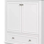 Meuble sous-vasque 30 po sans lavabo – Vert, MDF, rangement avec tiroir et porte