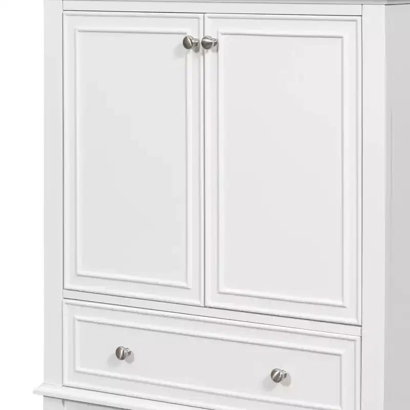 Meuble sous-vasque 30 po sans lavabo – Vert, MDF, rangement avec tiroir et porte