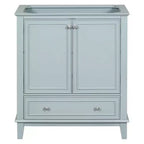 MAYEERTY 30 Bathroom Vanity without Sink Multi-functional Cabinet Doors Drawer Solid Frame MDF Green