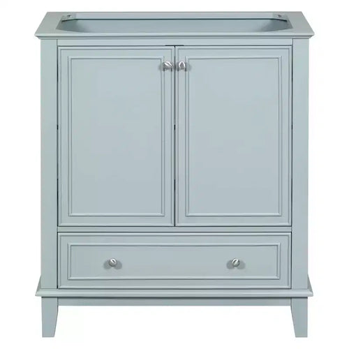 MAYEERTY 30 Bathroom Vanity without Sink Multi-functional Cabinet Doors Drawer Solid Frame MDF Green