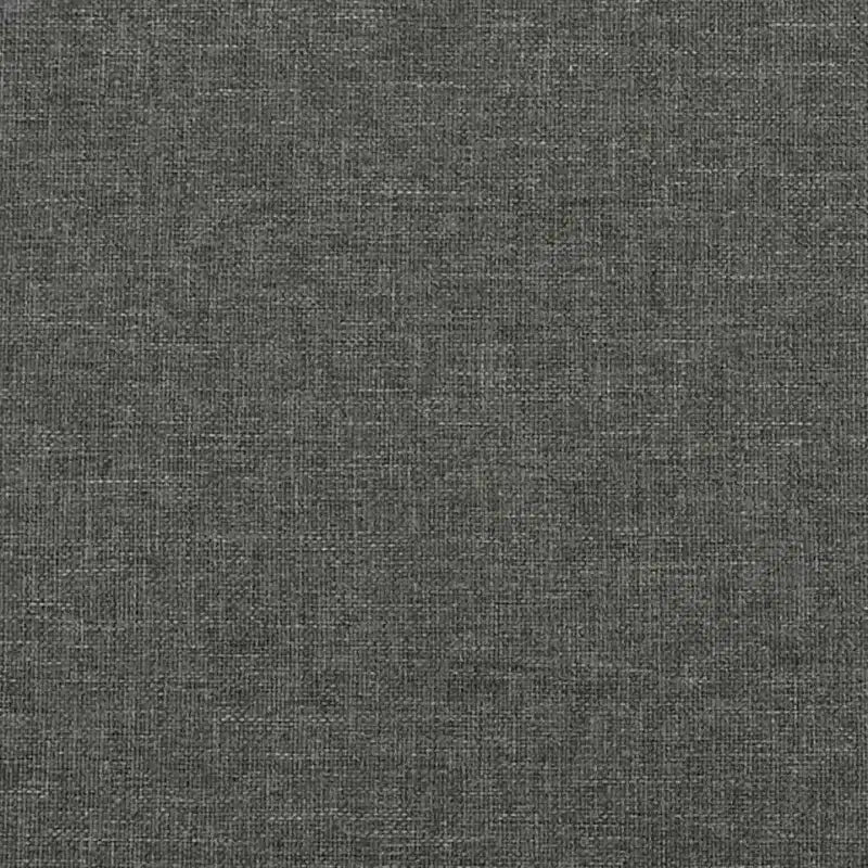 Cadre de lit en tissu gris foncé, contreplaqué, bois manufacturé Grand lit