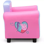 Fauteuil Enfant Peppa Pig Rembourré – Cadre en Bois Dur, Siège Rembourré, 3 ans et +