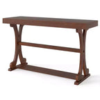 Console étroite – Table d'appoint vintage avec étagère de rangement ouverte