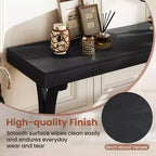 Console étroite – Table d'appoint vintage avec étagère de rangement ouverte