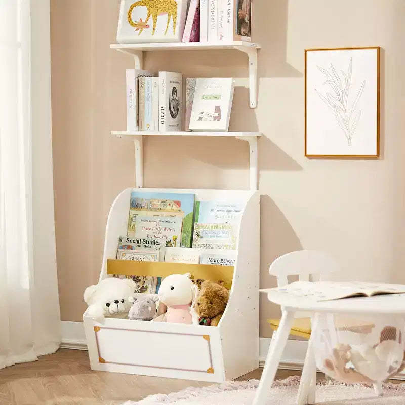 Fantasy Fields Versailles Kids Wooden Bookcase and Storage Bin